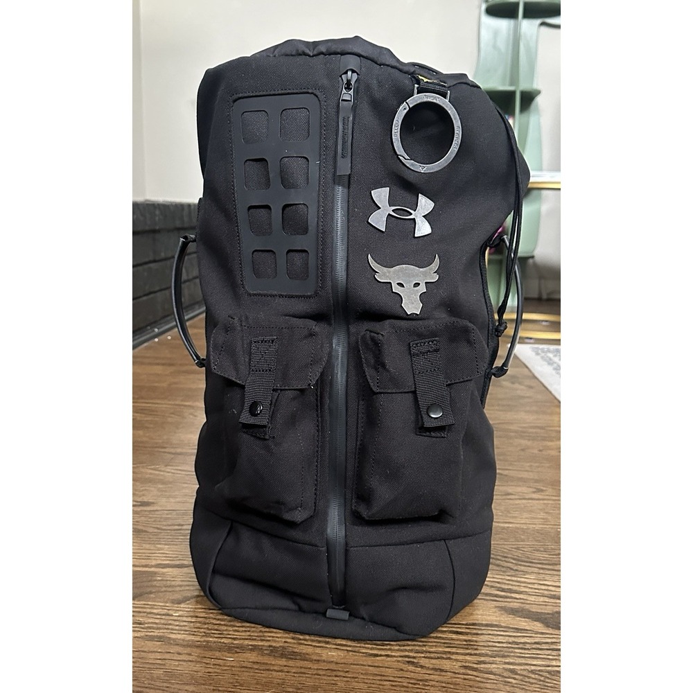 Under Armour Project Rock 60 Bag Backpack Rucksack Gym Duffle Travel School Work